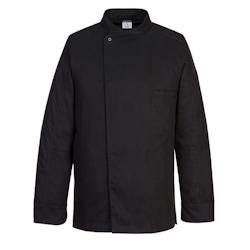 Portwest - Veste de Chef manches longues confortable et déperlant SURREY Noir Taille L - L noir 5036108354849_0