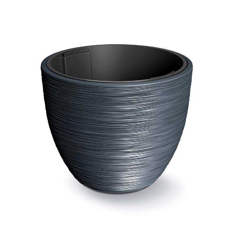 Prosperplast - Jardinière coloris Anthracite, avec réservoir, collection FURU - 34,9x34,9x29,5 cm, capacité 23 L - gris plastique polypropylène ZA5590_0