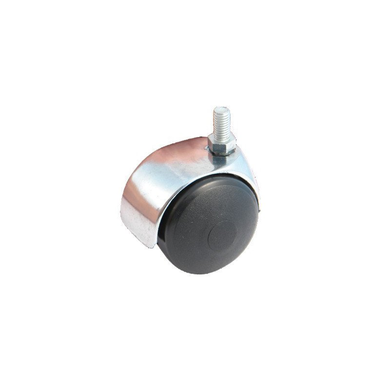 ROULETTE DOUBLE GALET 50MM TIGE M8 CHROMÉE - AVL - 595230AC