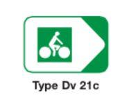 Signalisation cyclable DV 21C - panneau routier 300x200_0