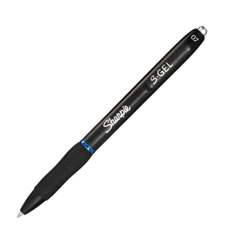STYLO S-GEL RETRACTABLE SHARPIE - POINTE MOYENNE 0,7 MM - BLEU