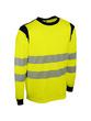 T-shirt à manches longues haute-visibilité - 55% coton, 45% polyester - 170 g/m² - bandes rétro-réfléchissantes - normes EN ISO 13688 et EN ISO 20471_0