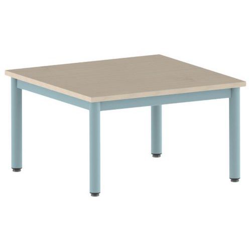 TABLE CARÉLIE 80 X 80 CM FIXE T1 STRAT ÉRABLE LAGON 6027 - MOBIDECOR