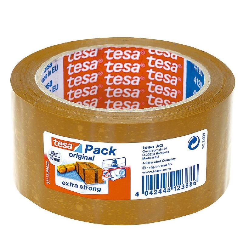 TESA® RUBAN ADHÉSIF TESA - PVC ULTRA - HAVANE - 66 M (PRIX À L'UNITÉ)