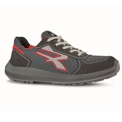 U-Power - Chaussures de sécurité basses ultra légères SKAT - S1P SRC ESD - Ligne Red UP - Taille 45 - Gris - Pour environnements secs_0