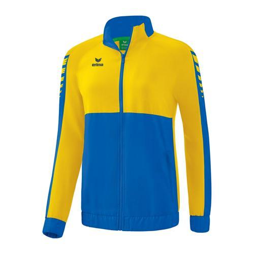 VESTE DE SURVÊTEMENT FEMME - ERIMA - SIX WINGS ROY/JAUNE