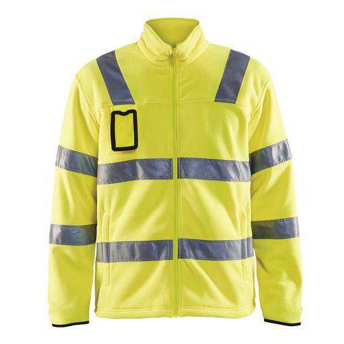 VESTE POLAIRE HAUTE VISIBILITÉ JAUNE FLUORESCENT TAILLE XXL - BLAKLADER