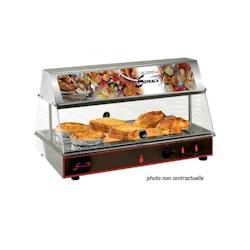 Vitrine chauffante GN 1/1 avec bloc lumineux - 1 étage | Sofraca - 718603517985_0