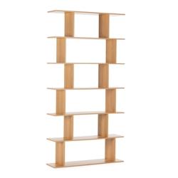 VS Venta-stock Etagère Osaka avec 6 trous effet Chêne - marron Bois manufacturé I25018_0