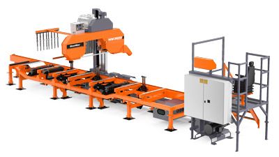 WM3500 - Scie industrielle Wood Mizer - à trait de scie fin - pour bois de gros diamètre_0
