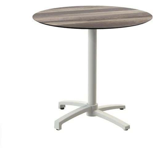 X CROSS TABLE DE BISTROT RONDE TROPICAL WOOD Ø70 CM - VEBA