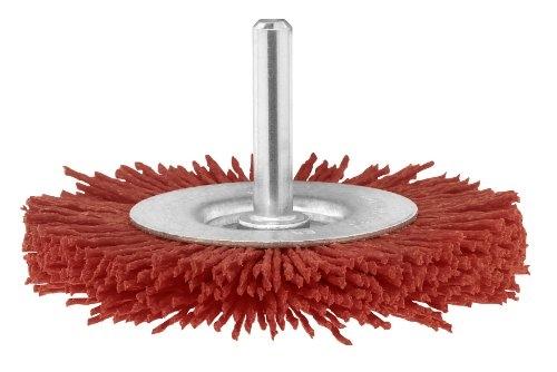 BOSCH 2609256537 - Brosse circulaire pour perceuse avec fils en nylon abrasif - Diamètre 100 mm, pour métal non ferreux, acier inoxydable et bois_0