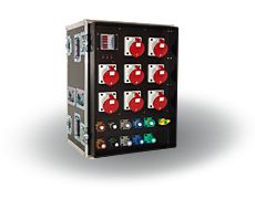 115-01-015 - Coffret de distribution Indu Electric - avec prises de courant pour rack 19″ et Powerlock 3P+N+PE_0