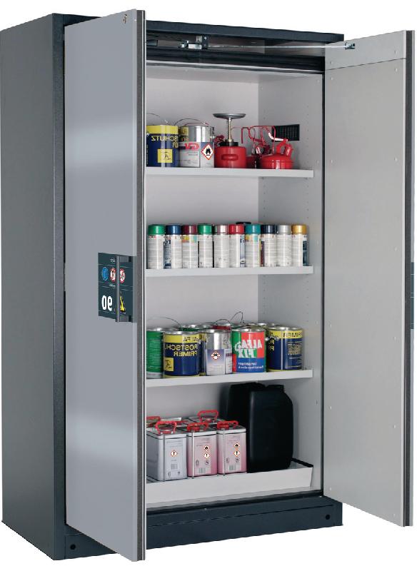 ARMOIRE SÉCURITÉ Q-PEGASUS-90 Q90.195.120.WDAC GRIS/ARGENT - MANUTAN COLLECTIVITÉS