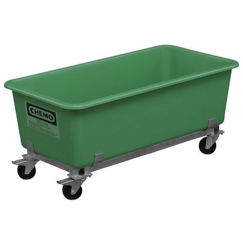 BAC SUR ROULETTES 200L BAS *1193* - CEMO