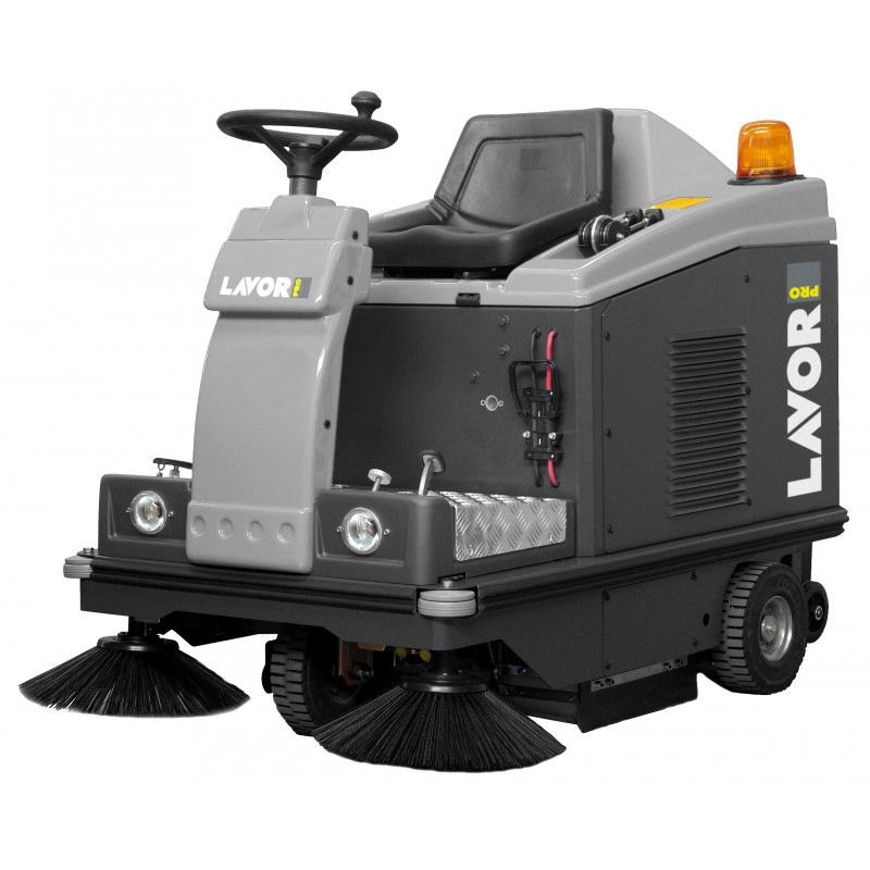 Balayeuse autoportée SWL R 1000 ET - double balais latéraux - Groupe Clean_0