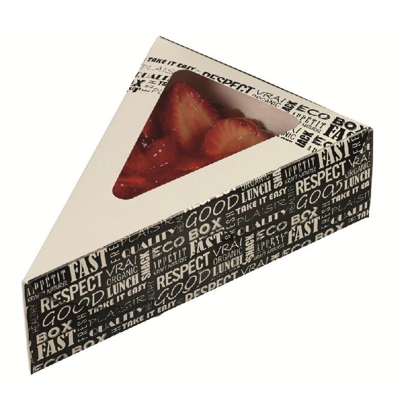 Boite part de tarte carton blanc District fenêtre BOPP 15,5x11x4,5cm - par 500_0