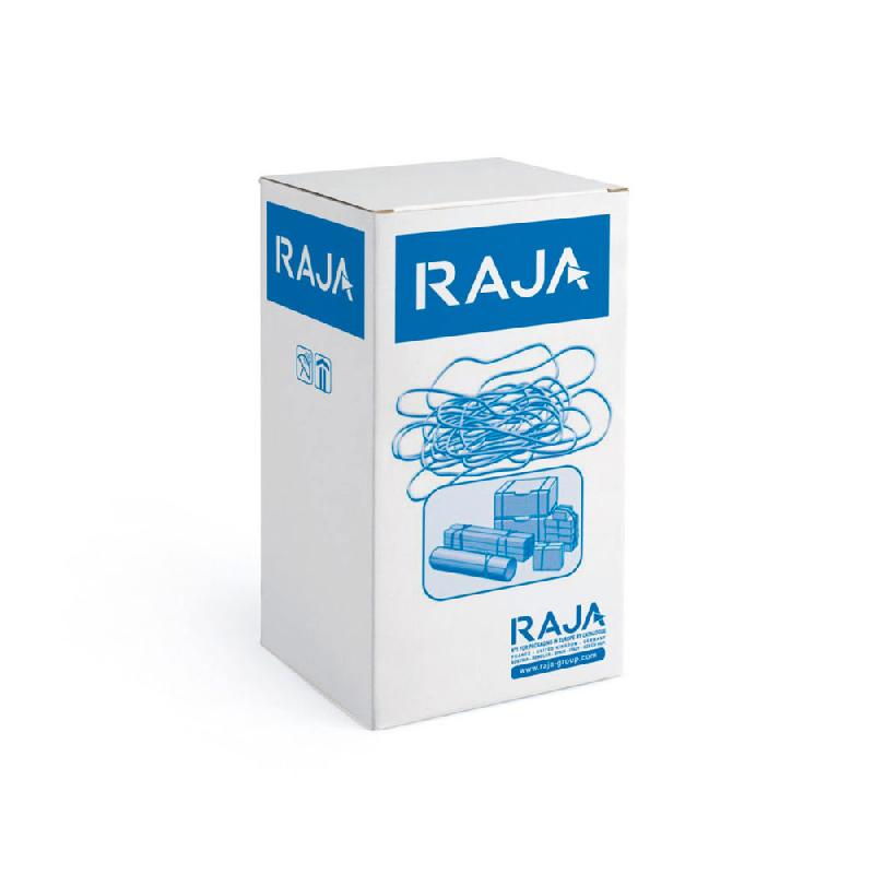 BRACELET ELASTIQUE RAJA - 120 X 2 MM - EN CAOUTCHOUC NATUREL - BOÎTE 1 KG (PAQUET 1000 GRAMMES)