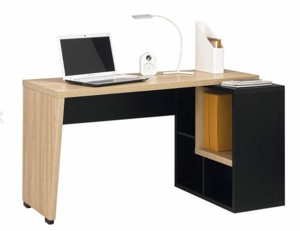 Bureau d'angle - gautier - l. : 136 cm x h. : 75 cm x p. : 60 cm_0