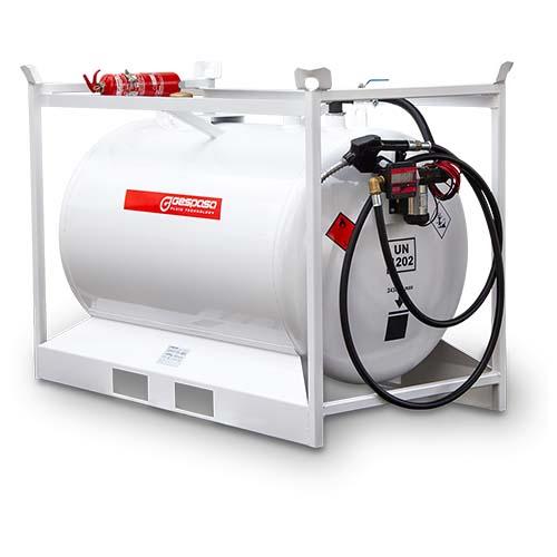 Citerne ADR essence renforcée 350 litres nue - acier carbone - transport sécurisé et distribution optionnelle_0