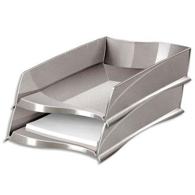 CORBEILLE A COURRIER CEP ISIS - COLORIS TAUPE - LOT DE 10