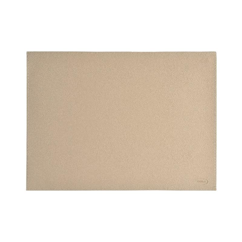 DUNI - Set de table en simili-cuir 33x45cm Sable - 5x6 = 30 pièces - beige papier 211687_0