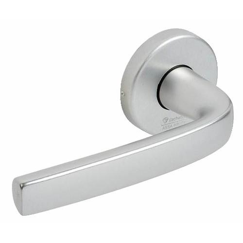 POIGNÉES SUR ROSACES RONDES CONDAMNATION - ALUMINIUM ARGENT - LOGIO VACHETTE