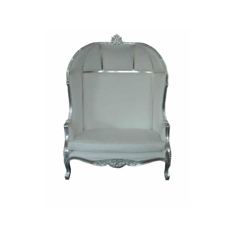 FAUTEUIL CARROSSE BLANC