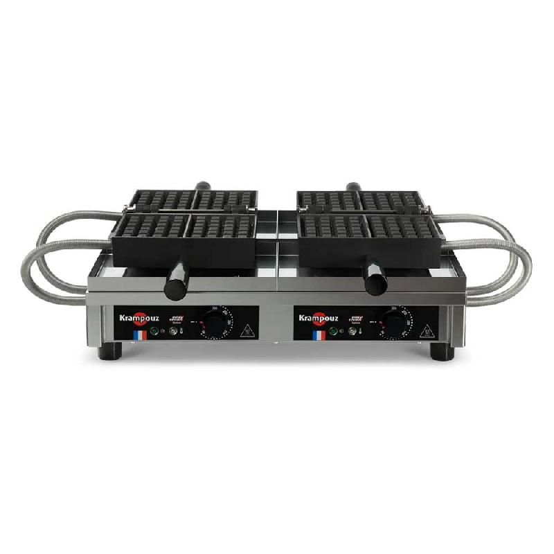 Gaufrier éléctrique double, ouverture 180 degrés - 4x6 Liège | Krampouz - WECAEB_0