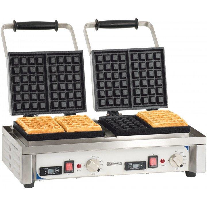 Gaufrier inox double 4 gaufres 3200 W, 220 V - MONO_0