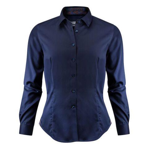 J.HARVEST & FROST PB146 BEDFORD CHEMISE FEMMES MARINE - TAILLE S