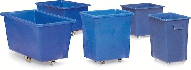 BAC MOBILE EN POLYÉTHYLÈNE - SÉRIE LÉGÈRE - CAPACITÉ 150 L - MANUTAN COLLECTIVITÉS