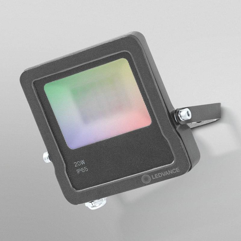 LEDVANCE SMART+ WIFI FLOODLIGHT, RGBW, GRIS, 20 W