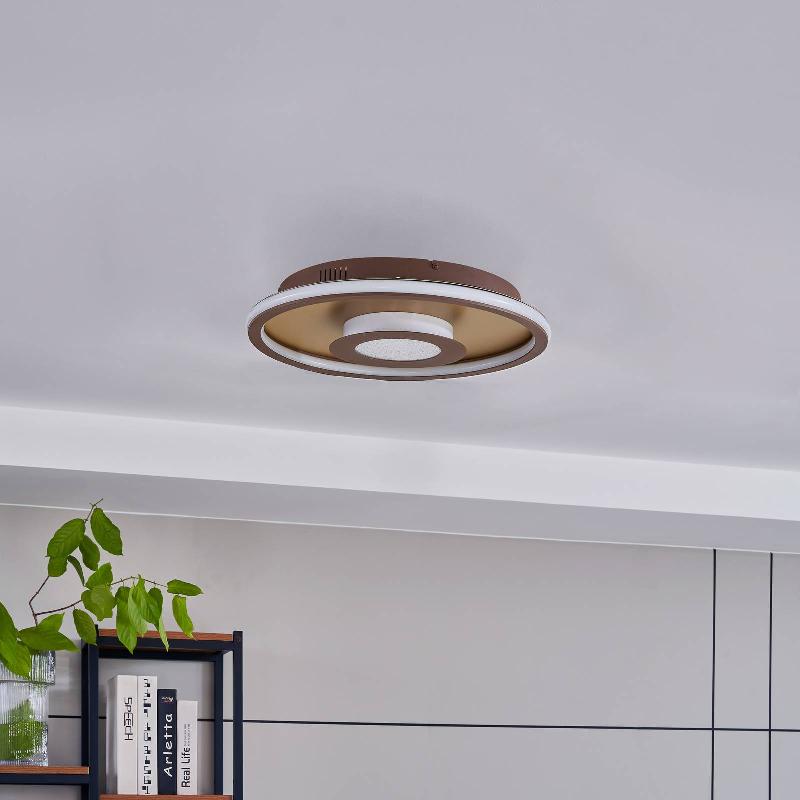 LINDBY PEKELA PLAFONNIER LED, ROND, 43 CM