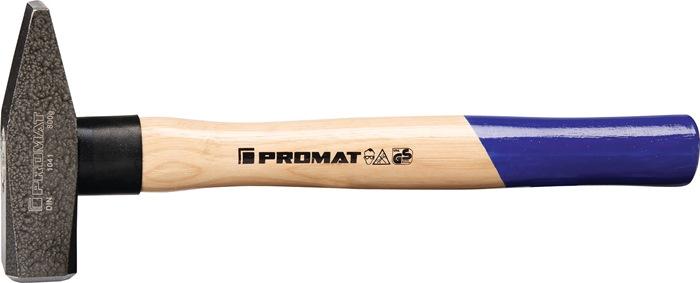 Marteau rivoir 400 g - manche 310 mm en hickory avec gaine de protection en nylon - PROMAT - DIN 1041_0