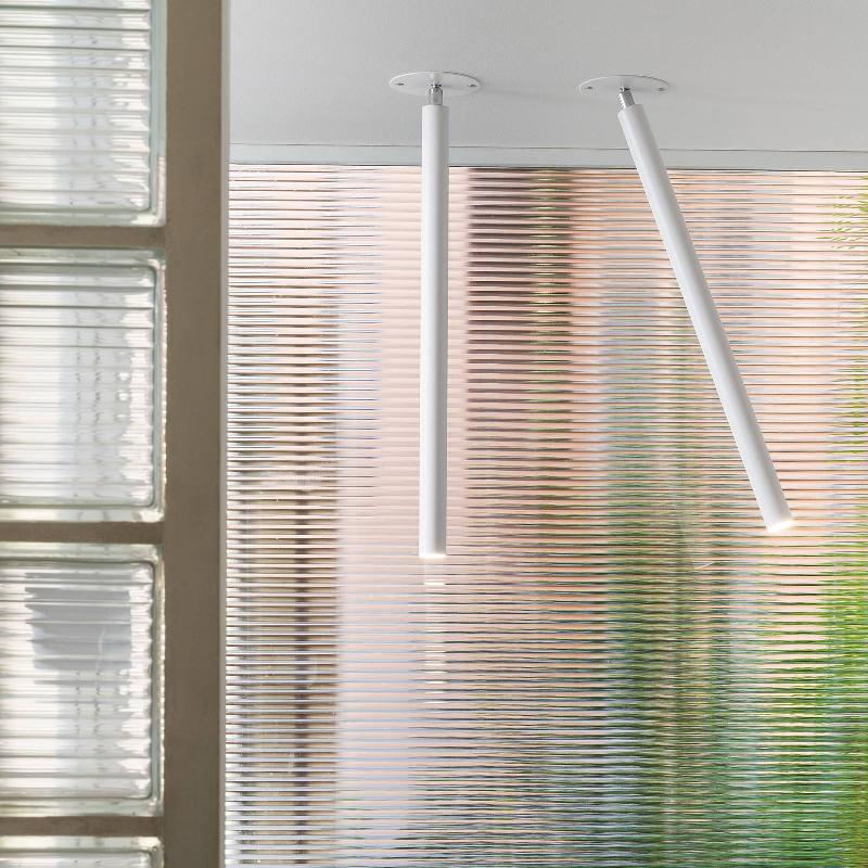 NEMO CANNA NUDA PLAFONNIER LED, BLANC