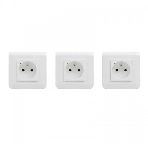 PACK 3 PRISES CONNECTÉES 16 A -MOSAIC - NETATMO - BLANC LEGRAND