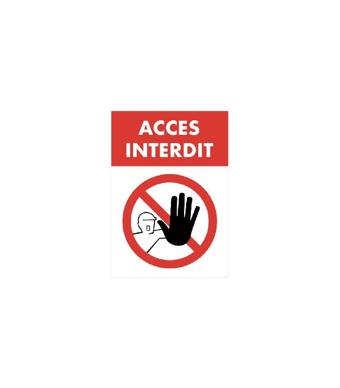 Panneau PVC de signalisation - 