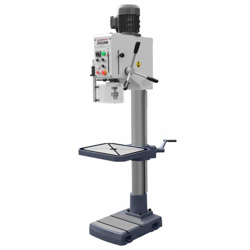 Perceuse à colonne industrielle Cormak Z5028W 400V - table inclinable, perçage jusqu'à 28mm, moteur 2 vitesses_0