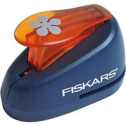 PERFORATRICE FISKARS FORMAT FLEUR ORANGE