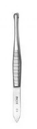 Pince à épiler de BEER - inox satiné 9 cm - Ref 90100_0
