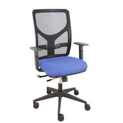 Piqueras y Crespo Silla Motilla traslack malla negra asiento bali azul claro brazo regulable - bleu multi-matériau 21TKM840B261B10CRN65_0