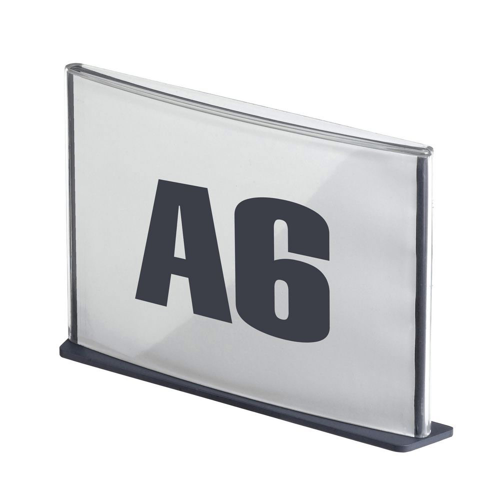PLAQUE DE PORTE FORMAT A6 COLORIS ANTHRACITE