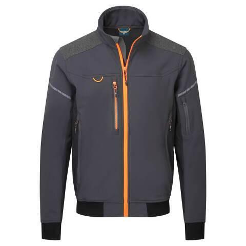PORTWEST EV464 EV4 SOFTSHELL BOMBER JACKET (3L) GRIS MÉTAL - TAILLE XXL