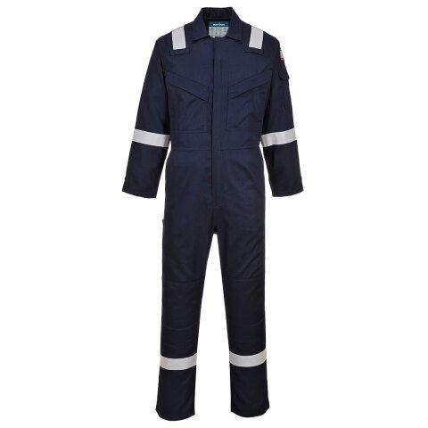 PORTWEST FR21 COMBINAISON ANTISTATIQUE SUPER LÉGÈRE 210G MARINE - TAILLE XS - STANDARD