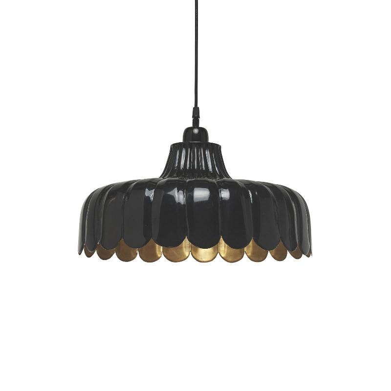 PR HOME SUSPENSION WELLS, NOIR/OR, Ø 43 CM, MÉTAL