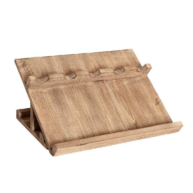 Présentoir 5 bouteilles incliné Westside L50xP35xH27cm - pin vieilli_0