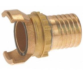 Raccord Guillemin bronze - cannelé avec verrou 080CB - Réf. 080CB - Utilisation pour produits pétroliers, bitume chaud, liquides et produits chimiques compatibles_0