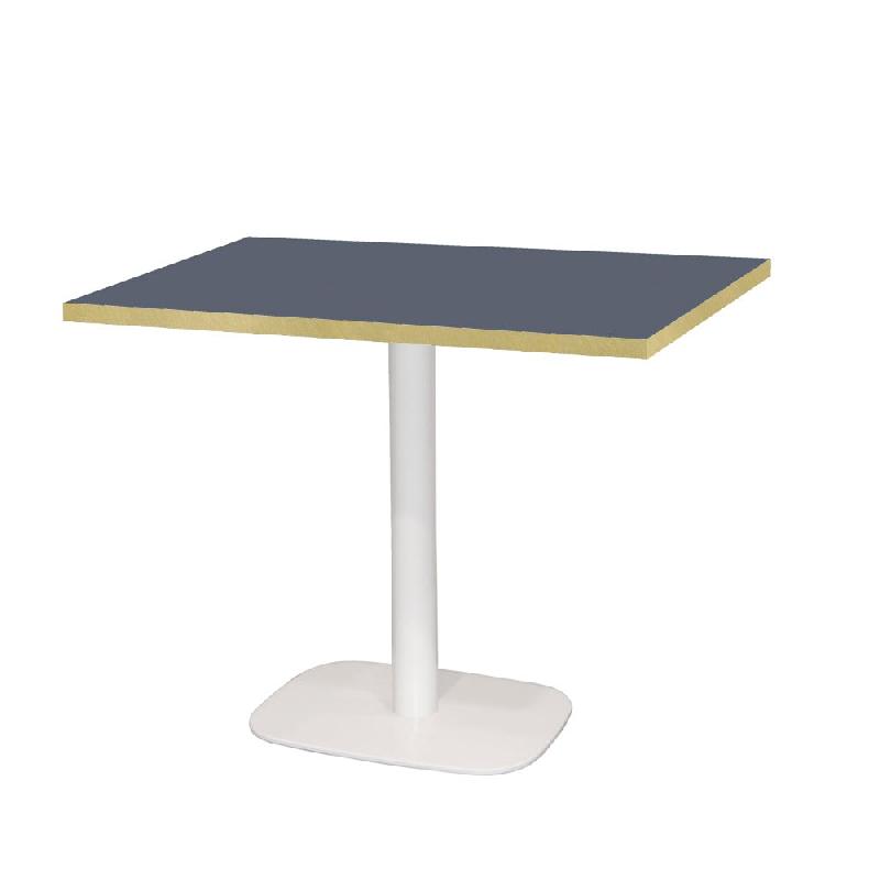 RestooTab - Table Round blanc 110x70cm bleu fes fenix chants couleur laiton - bleu Bois manufacturé TB-ROURC1-11070M-BL.FES-LAI_0