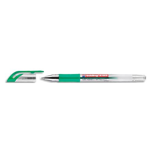 ROLLER ENCRE GEL EDDING E2185 - POINTE METALE 0,7MM - COLORIS VERT